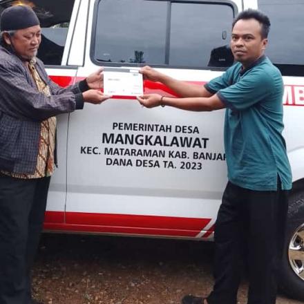 Pemerintah Desa Mangkalawat Menghadirkan Mobil Ambulance untuk Meningkatkan Pelayanan Kesehatan
