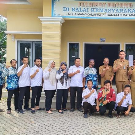 Inspektorat Kabupaten Banjar Melakukan Pembinaan Desa Berintegritas Di Desa Mangkalawat