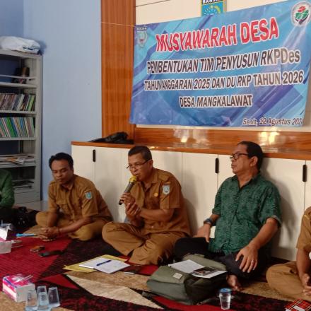 Pembentukan tim penyusun RKPDes Tahun anggaran 2025 DU RKP tahun 2026