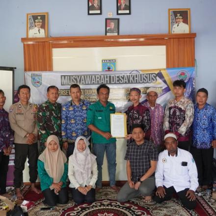 MUSDESUS: Persetujuan Dukungan Pengembalian Pinjaman Koperasi Desa Merah Putih Mangkalawat