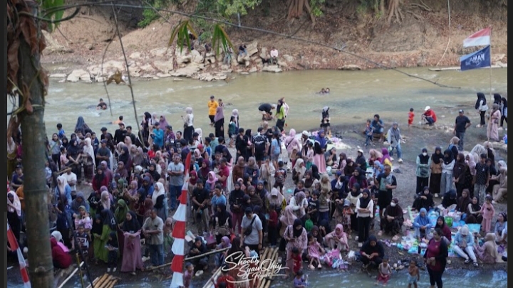 Masih dalam Semangat HUT RI ke-81, Karang Taruna Teratai Desa Mangkalawat Laksanakan Berbagai Lomba 