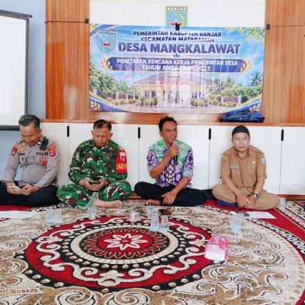 Rapat Penetapan Rencana Kerja Pemerintah Desa Mangkalawat Tahun 2027