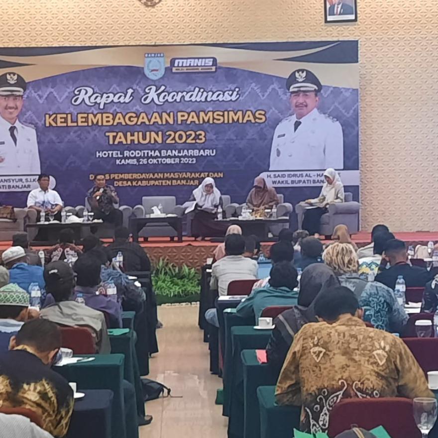 Pengurus Kelompok Pengelola Sarana Air Minum  Mengadiri Rapat Koordinasi Pamsimas