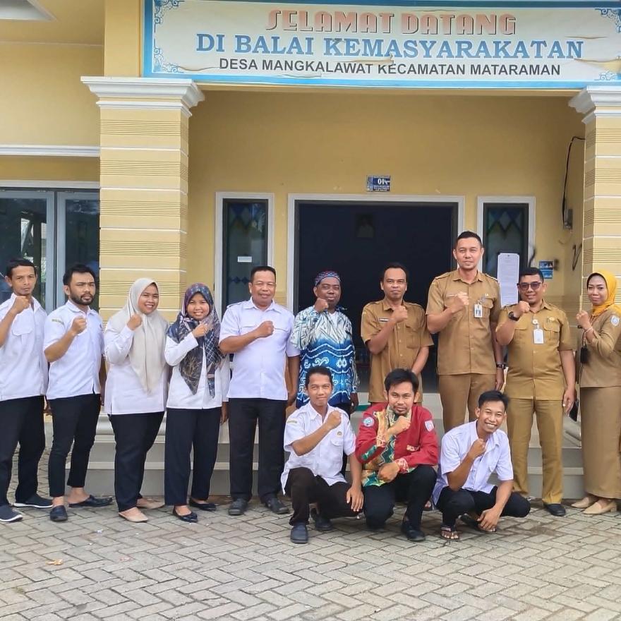 Inspektorat Kabupaten Banjar Melakukan Pembinaan Desa Berintegritas Di Desa Mangkalawat