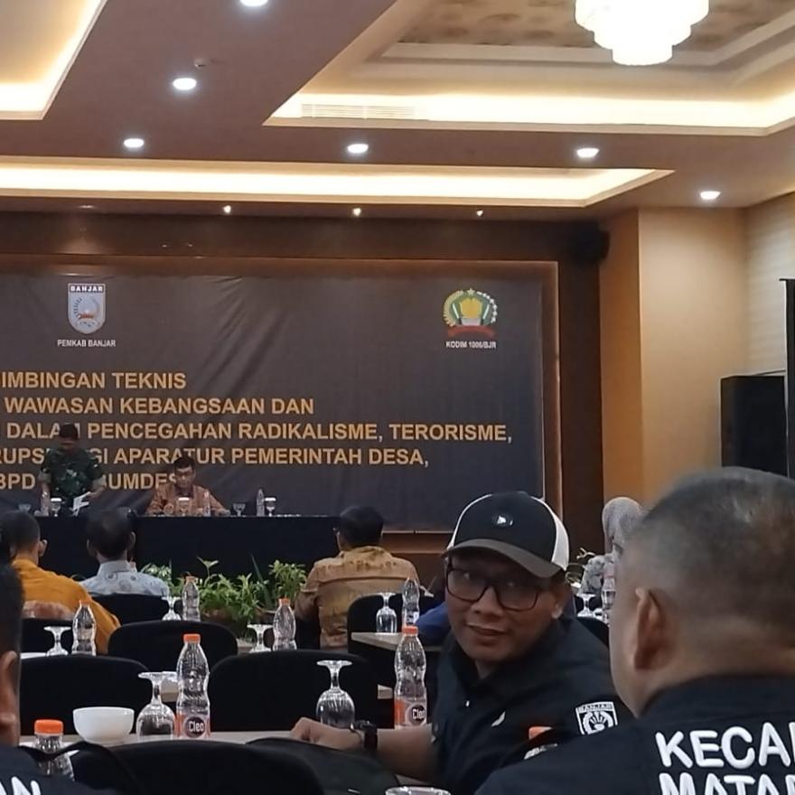 Pambakal Mangkalawat ikuti BimTek Pemantapan wawasan kebangsaan dan Pembinaan Desa