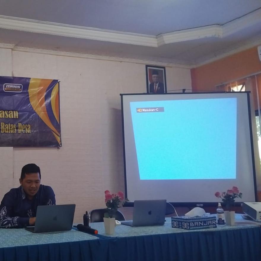 Pambakal ikuti Sosialisasi Penetapan dan Penegasan Batas Desa serta Pemasangan Pilar Batas Desa