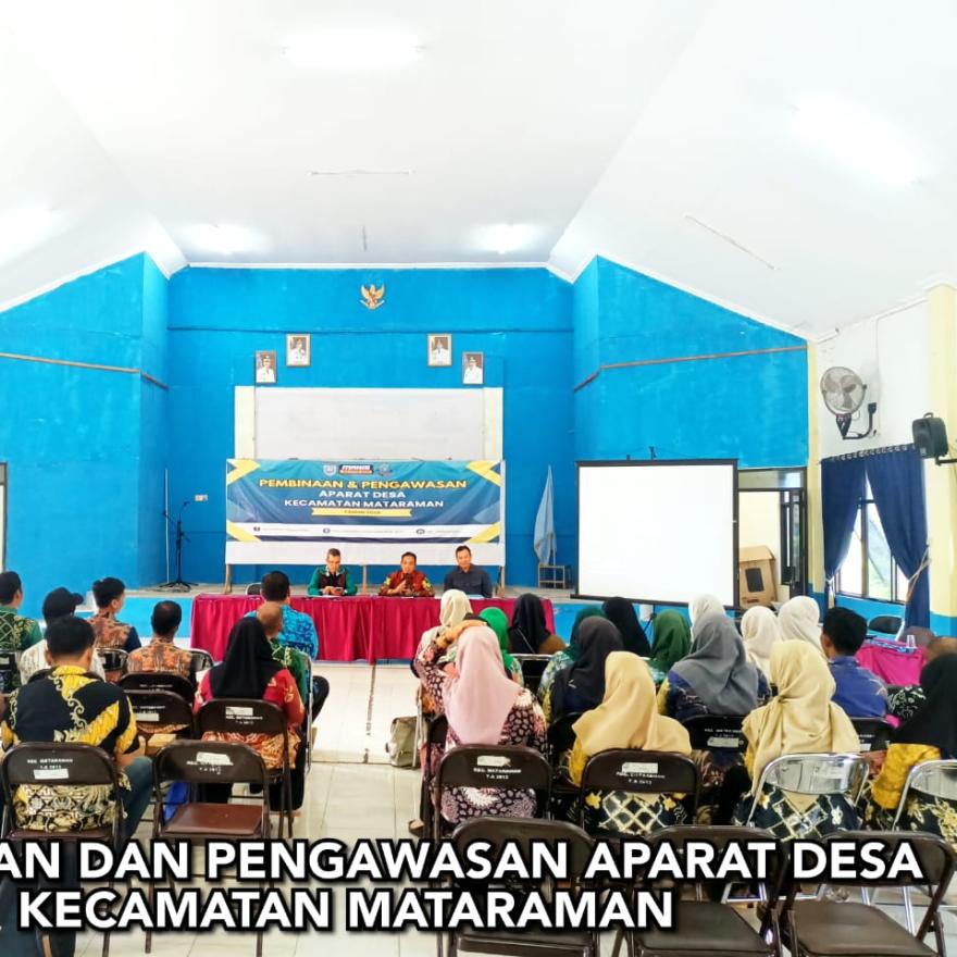PemDes Mangkalawat ikut Hadiri Pembinaan dan Pengawasan Aparat Desa Kecamatan Mataraman